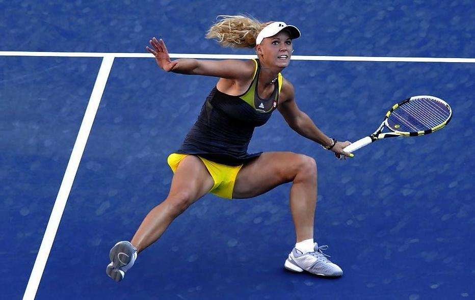 25P Caroline Wozniacki tennis cameltoe