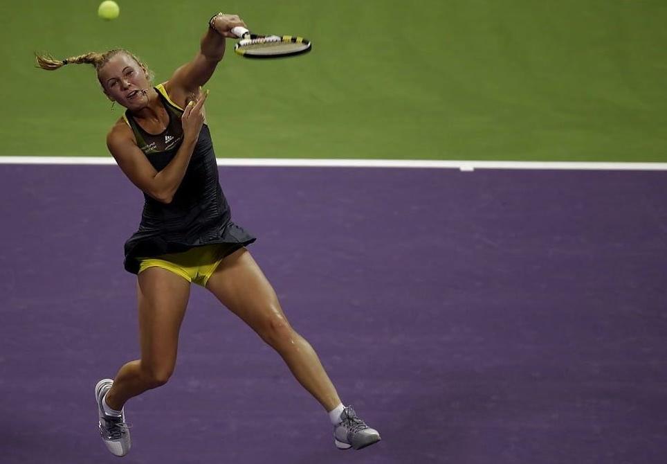 25P Caroline Wozniacki tennis cameltoe
