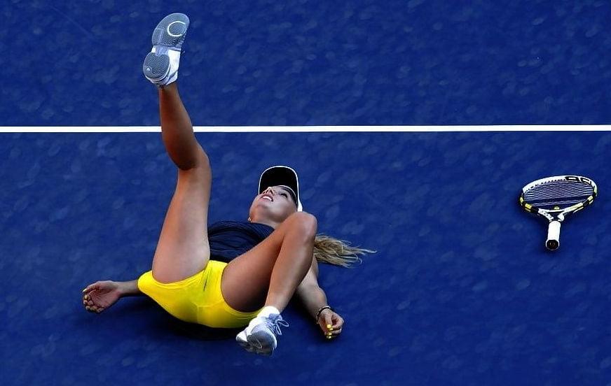 25P Caroline Wozniacki tennis cameltoe