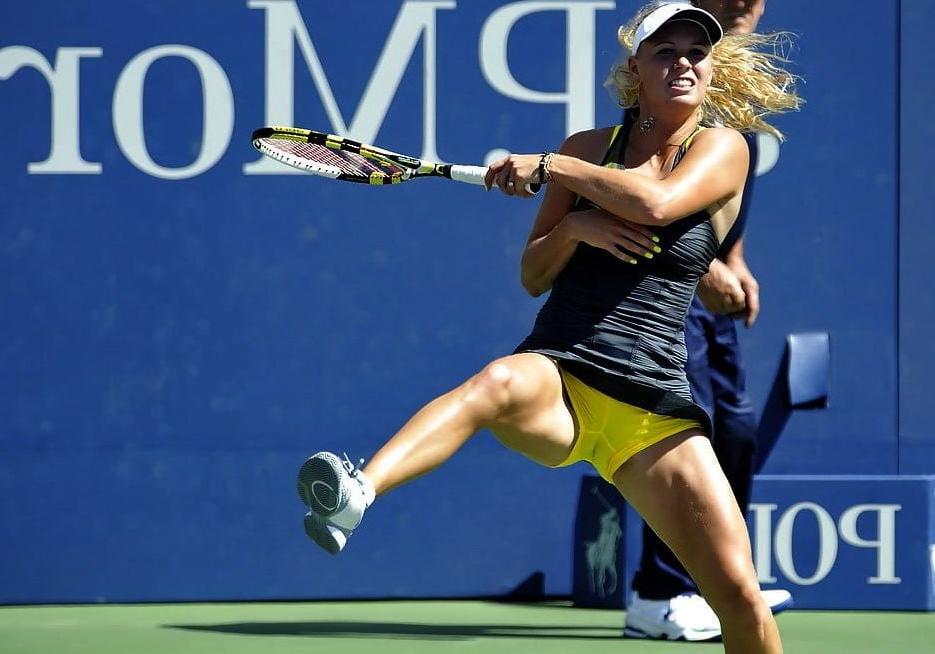 25P Caroline Wozniacki tennis cameltoe