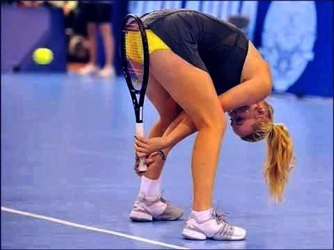 25P Caroline Wozniacki tennis cameltoe