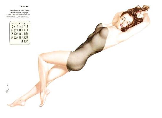 13P Erotic Calendar 4 - Vargas Pin-ups 1943