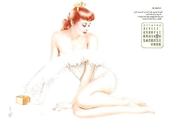 13P Erotic Calendar 4 - Vargas Pin-ups 1943