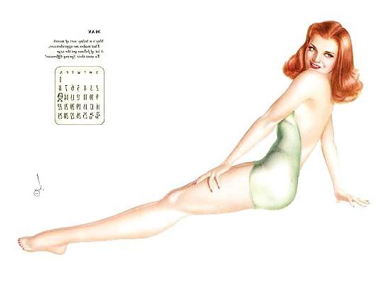 13P Erotic Calendar 4 - Vargas Pin-ups 1943