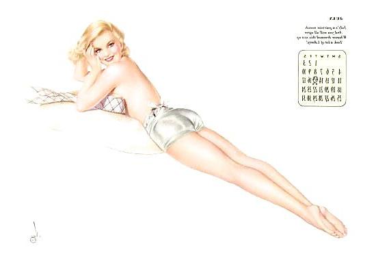 13P Erotic Calendar 4 - Vargas Pin-ups 1943