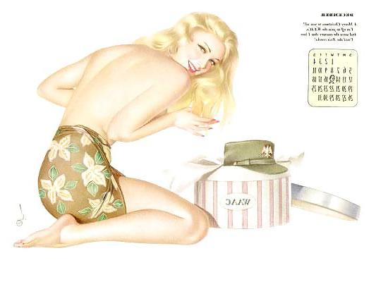 13P Erotic Calendar 4 - Vargas Pin-ups 1943