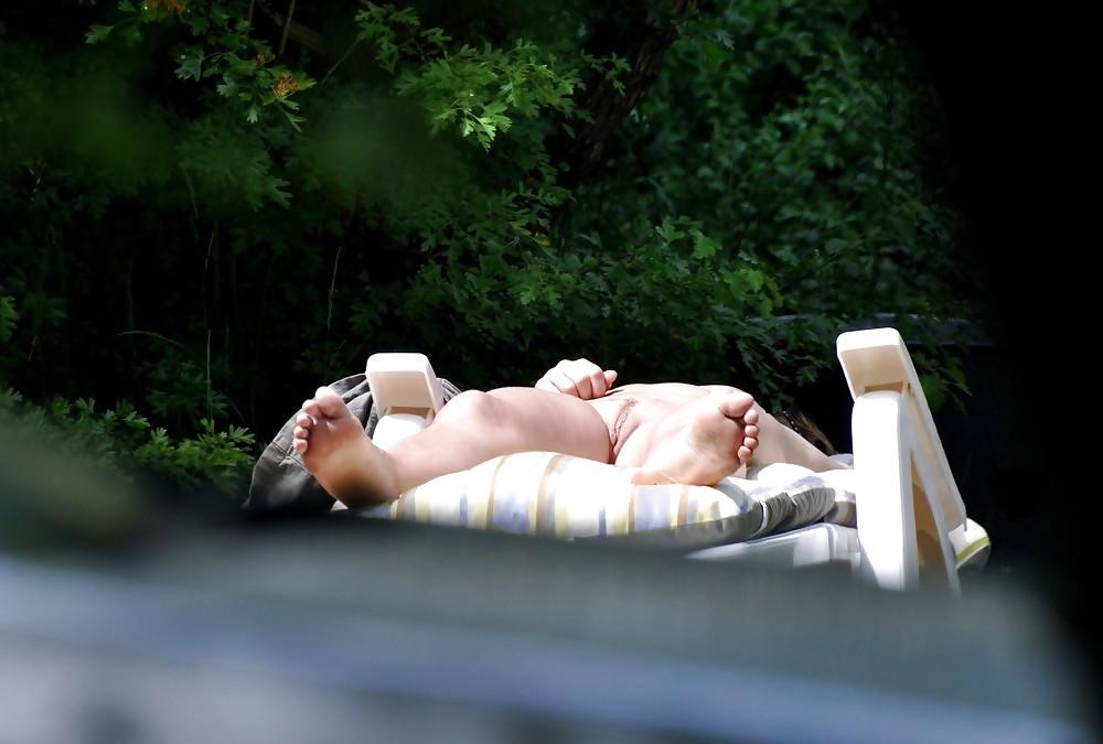 13P Stolen pics the neighbour gets a tan 