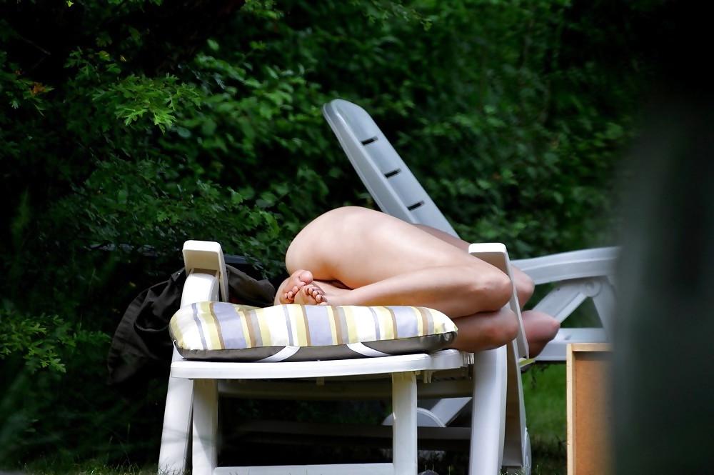 13P Stolen pics the neighbour gets a tan 