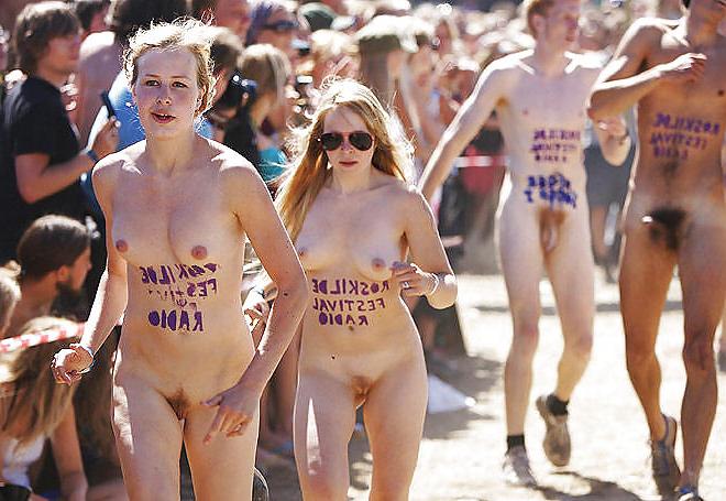 6P The Roskilde Festival Nude Run