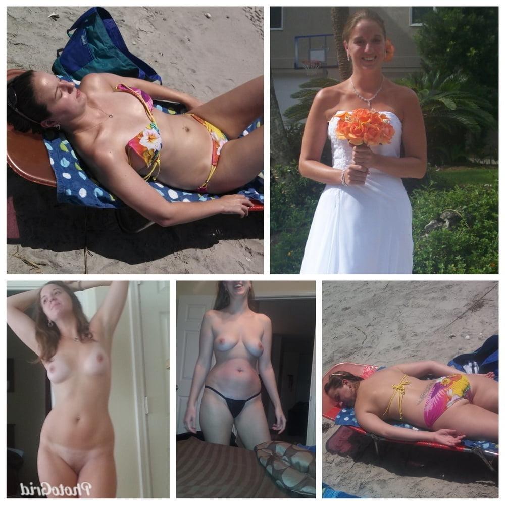 25P Hot amateur brides I want to fuck on off dressed undressed