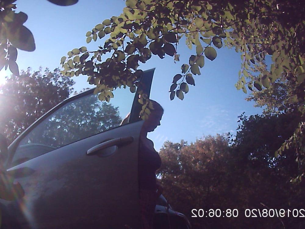 25P peeing in nature hidden camera