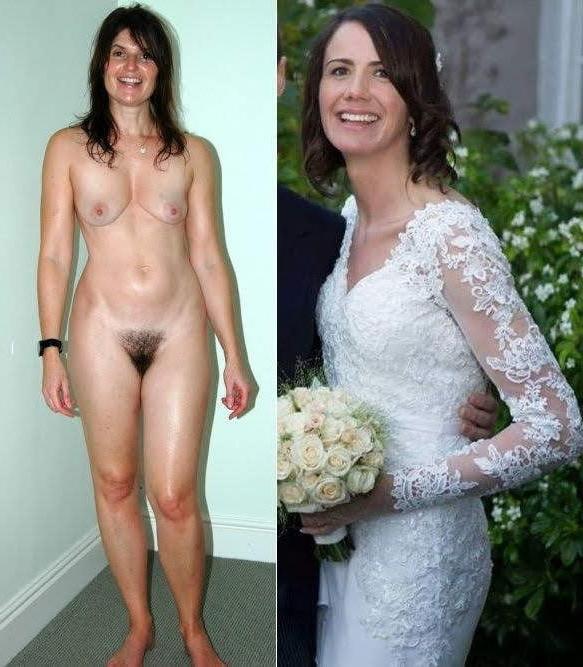 25P Wedding day brides dressed undressed on off ready to fuck