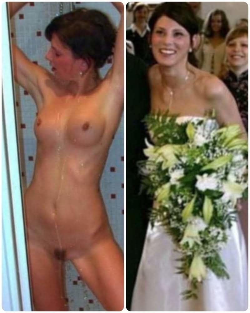 25P Wedding day brides dressed undressed on off ready to fuck