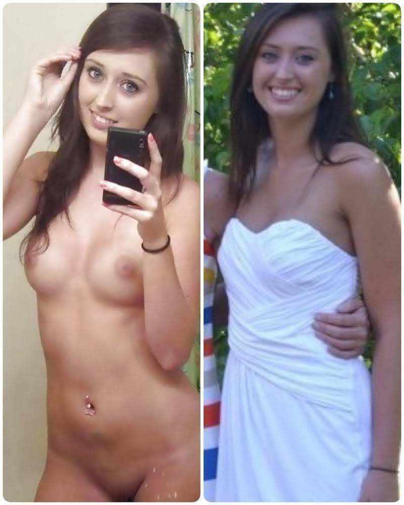 25P Wedding day brides dressed undressed on off ready to fuck