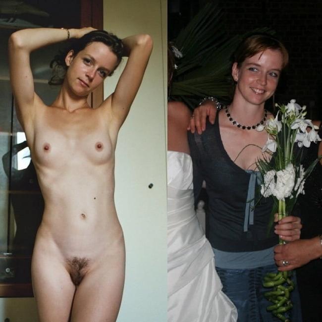 25P Wedding day brides dressed undressed on off ready to fuck