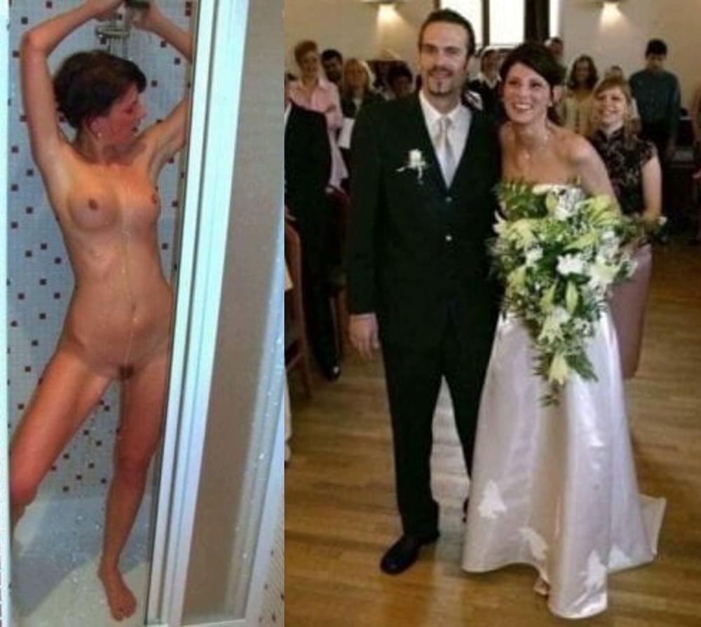 25P Wedding day brides dressed undressed on off ready to fuck