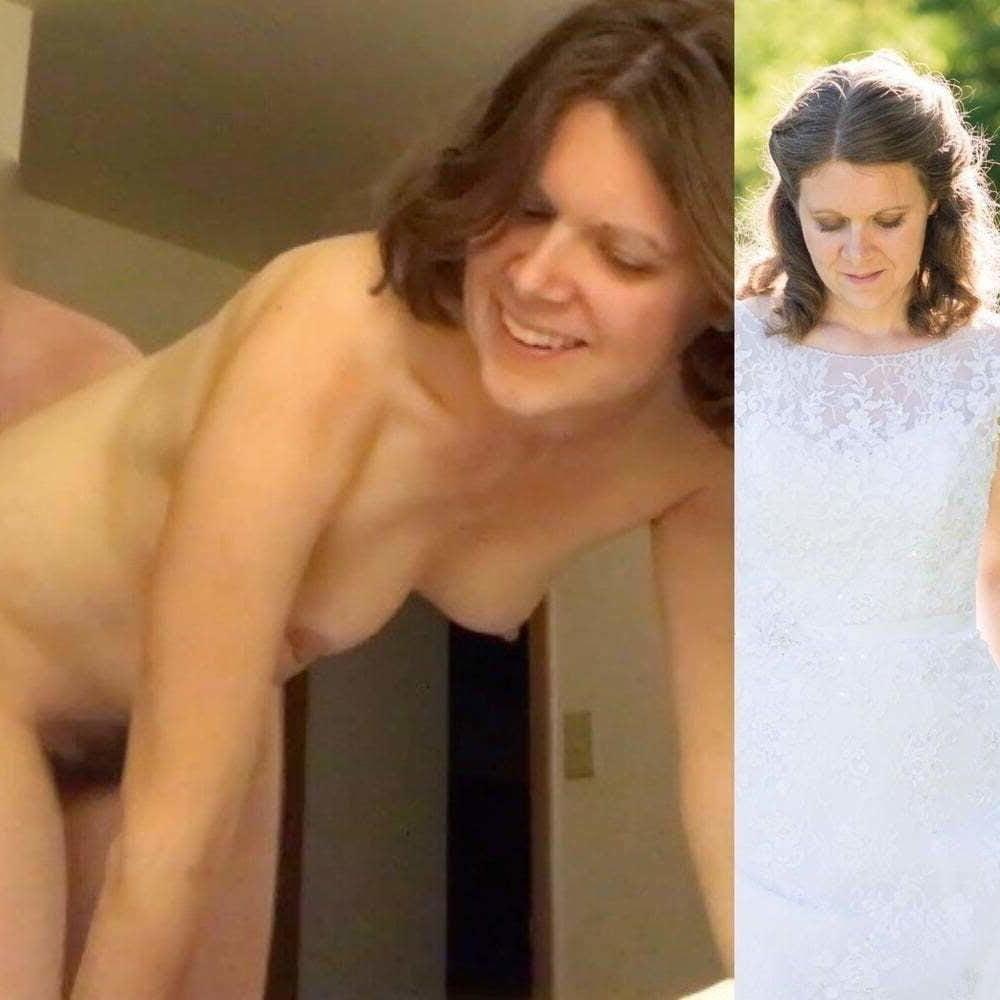 25P Wedding day brides dressed undressed on off ready to fuck