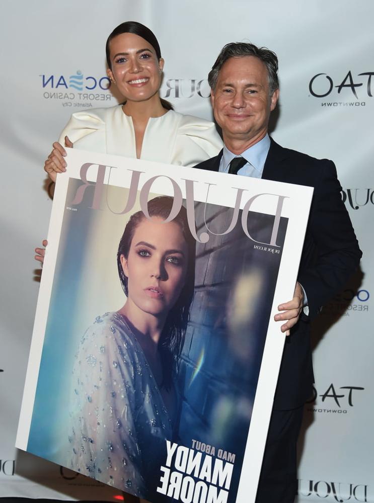 25P Mandy Moore - DuJour Fall Issue Cover Party (24 Sept 2018)
