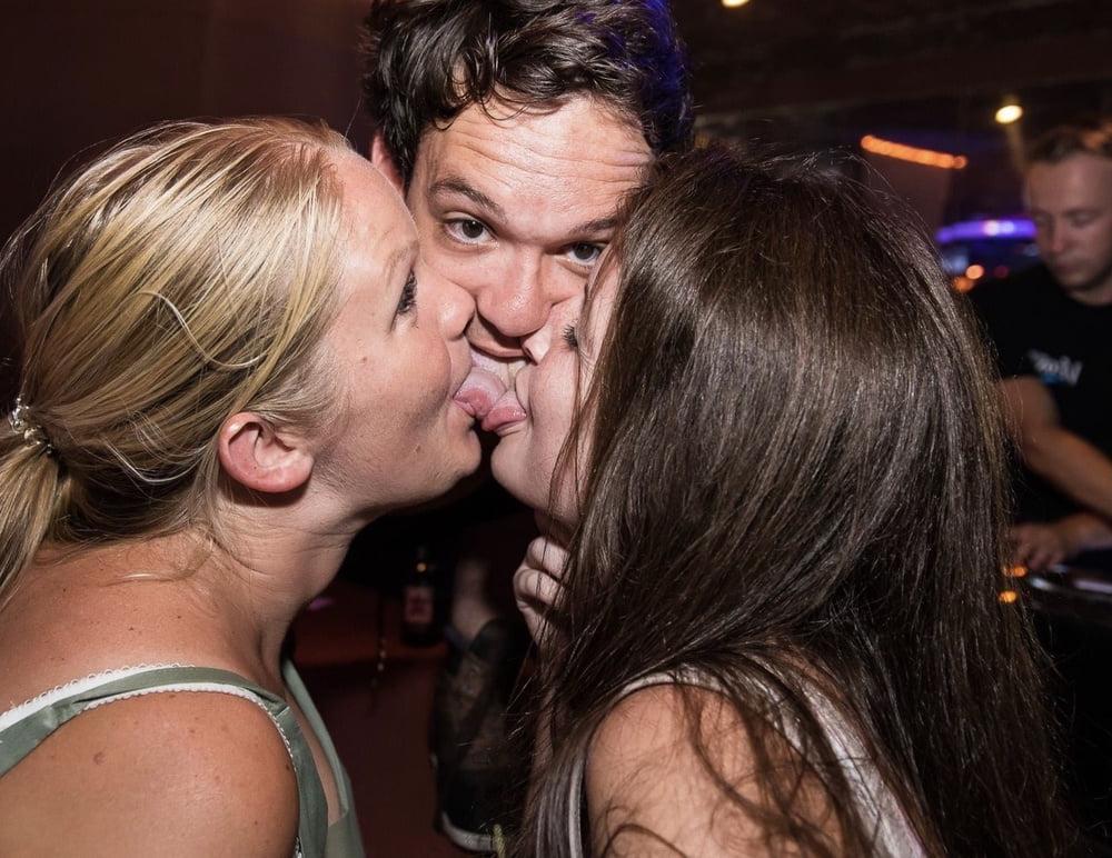 25P Hot dutch girls going wild and make out