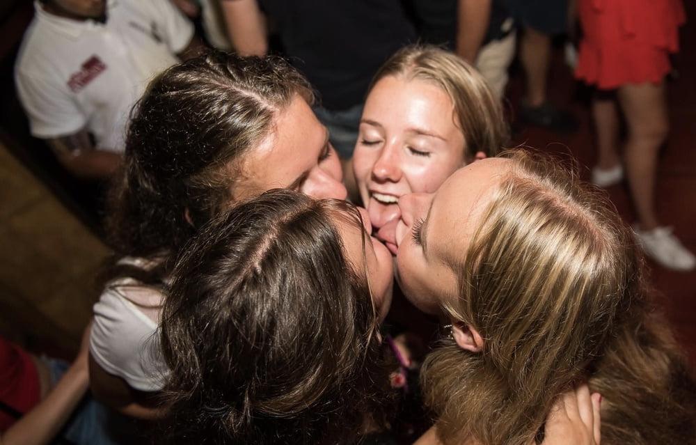 25P Hot dutch girls going wild and make out