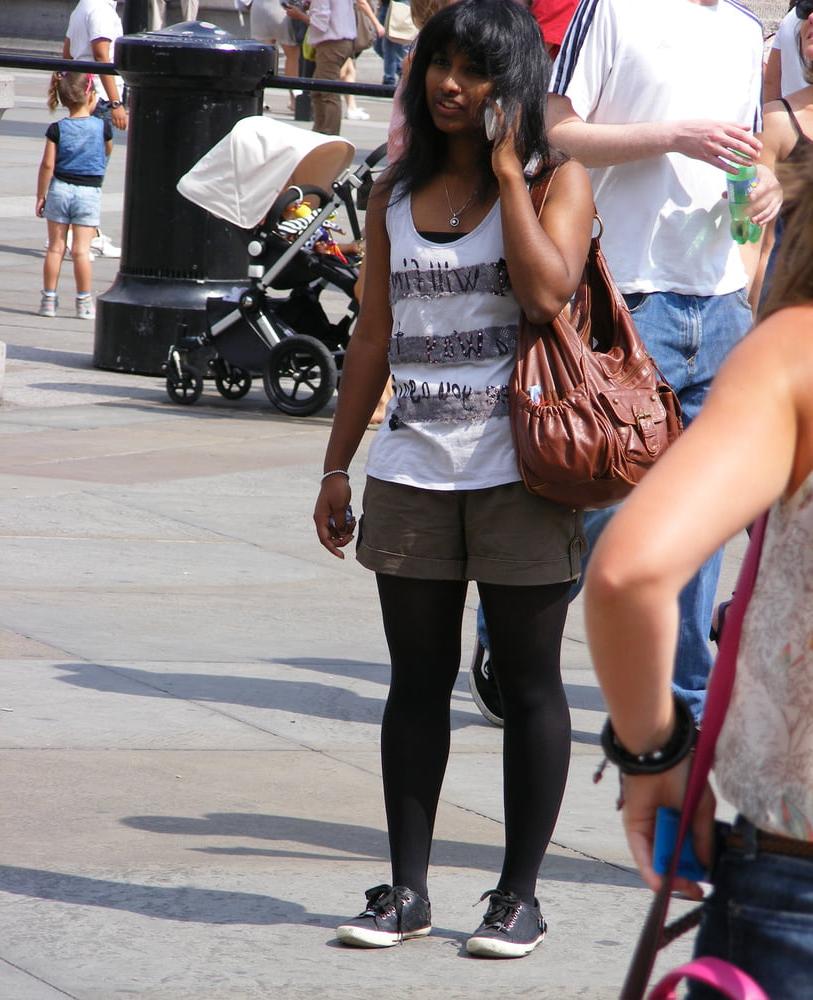 8P Street Pantyhose - Paki Slut Dressed to Fuck