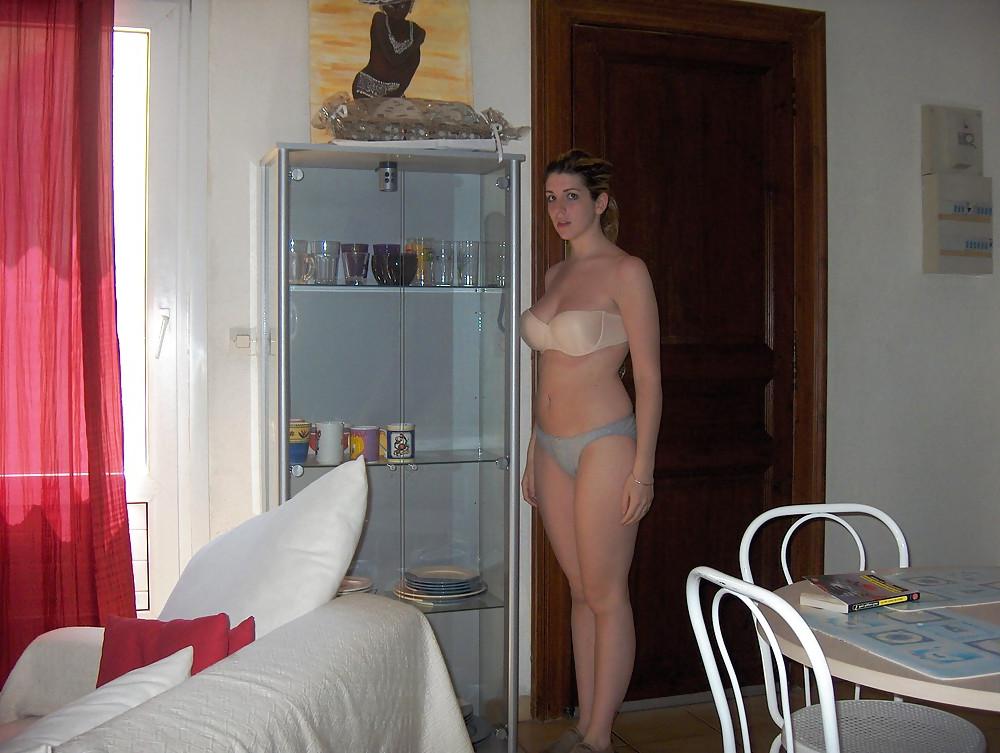 25P Busty blonde at home 
