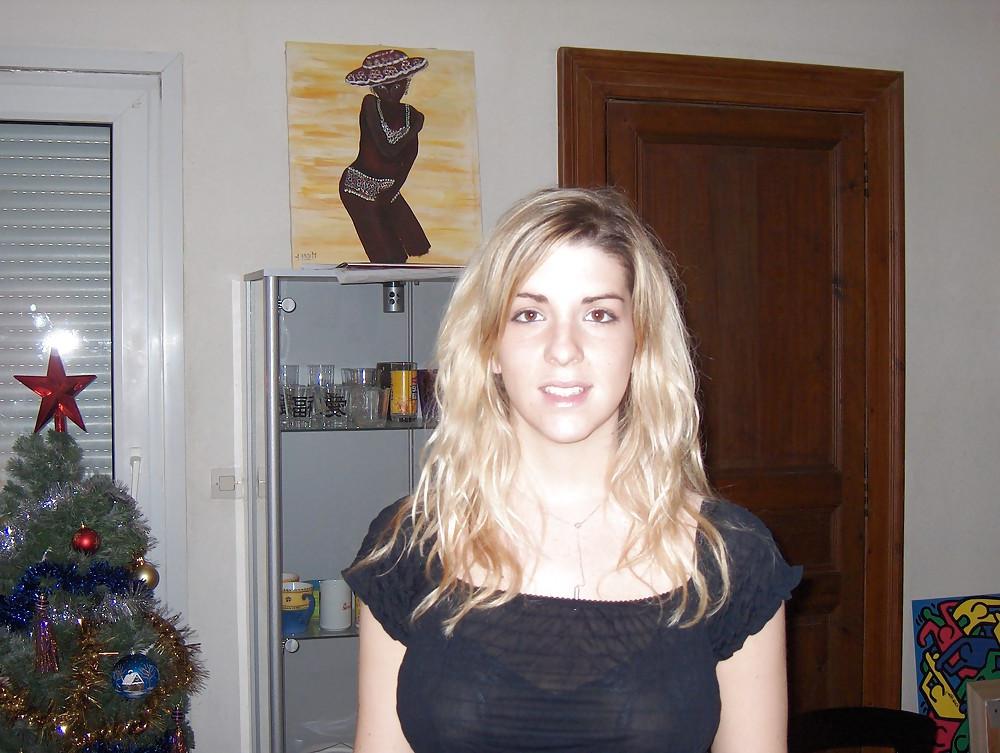 25P Busty blonde at home 