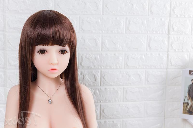 10P Young brunette teen sex doll with Huge tits