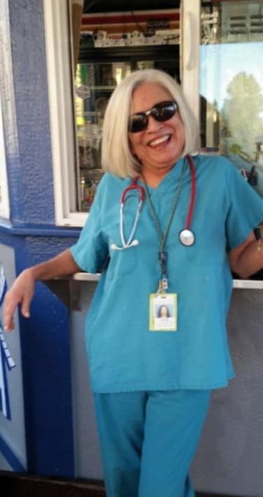 5P blonde  granny doctor