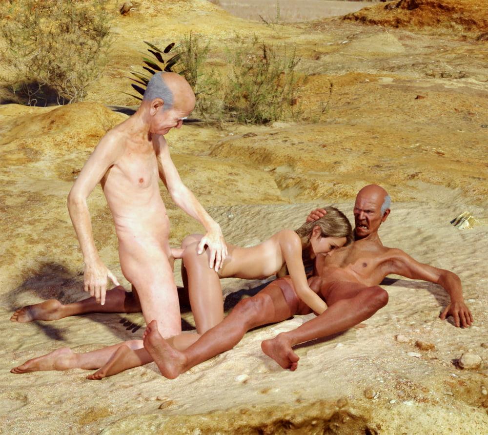 18P 3D Celeb Dunes Fuck