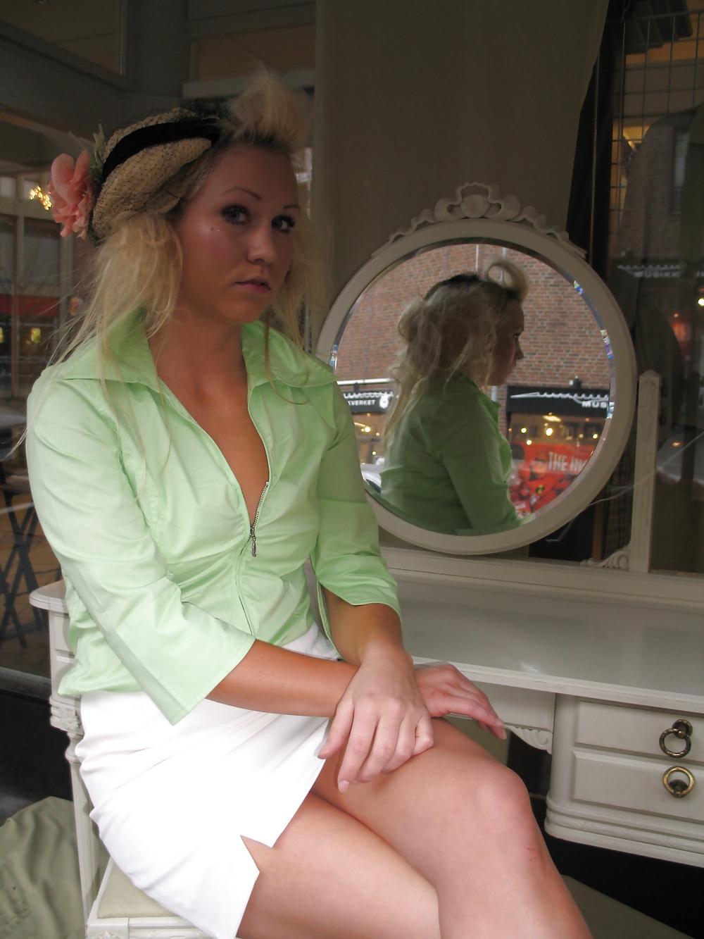 25P Norwegian girl on holiday