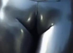 25P Leather cameltoe 11