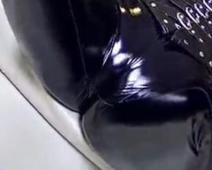 25P Leather cameltoe 11