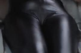 25P Leather cameltoe 11