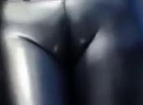 25P Leather cameltoe 11