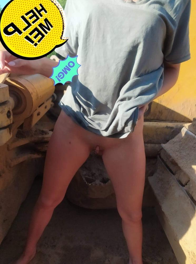 19P Asshole smoking a cigarette