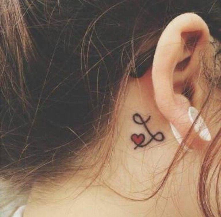 25P Behind the ear.