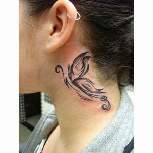 25P Behind the ear.