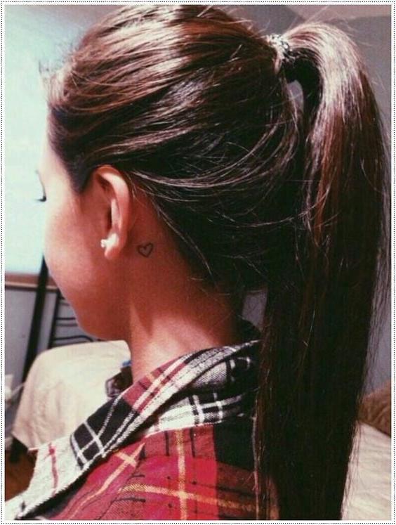 25P Behind the ear.