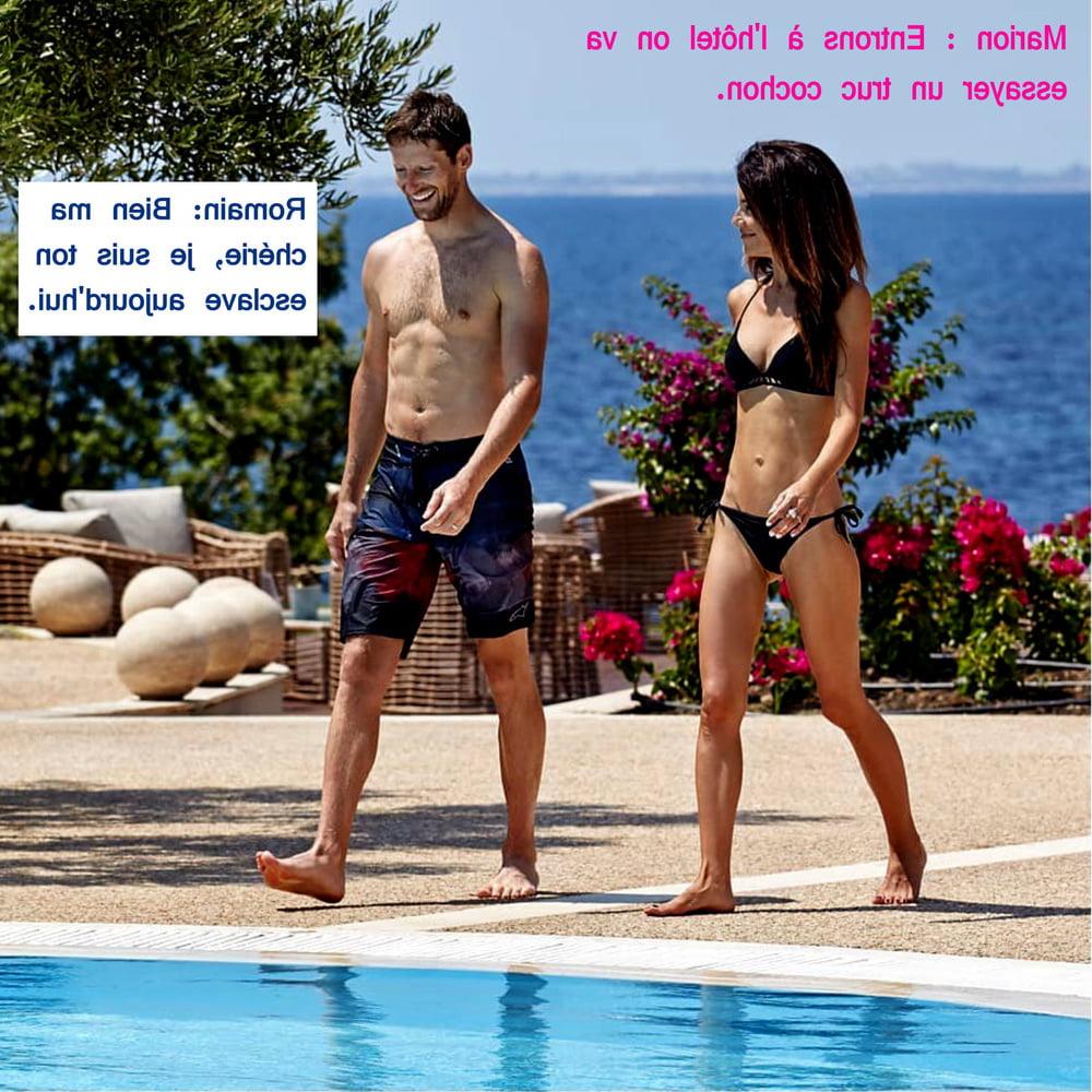 13P Marion Jolles and Romain Grosjean in love and fuck