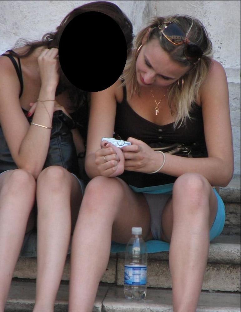 8P Cameltoe Sister voyeur