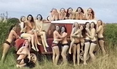 24P Nottingham University Polo nude calendar