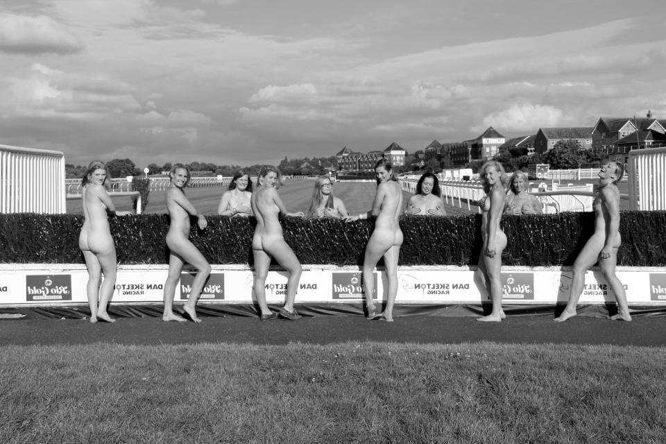 25P Female Jockey naked calendar