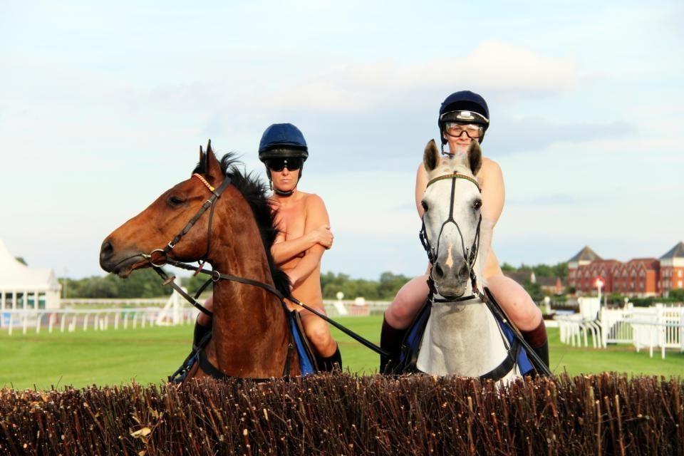 25P Female Jockey naked calendar