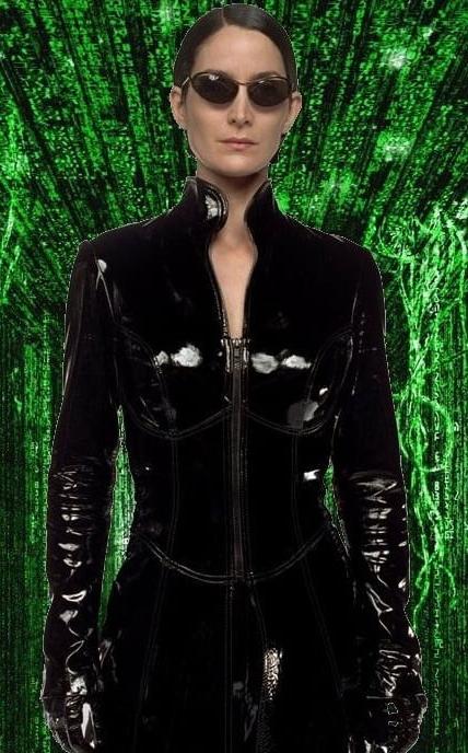 25P Carrie-Anne Moss Fit As Fuck Hot Look