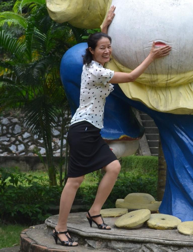 17P Pantyhosed Asian Granny to Fuck