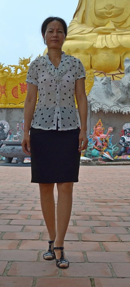17P Pantyhosed Asian Granny to Fuck