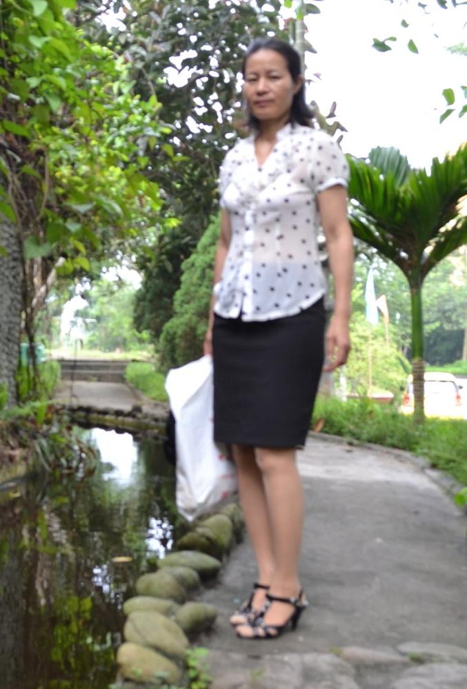 17P Pantyhosed Asian Granny to Fuck