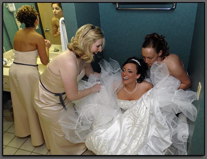 25P Brides, Prom Babes, and formal dressed babes peeing