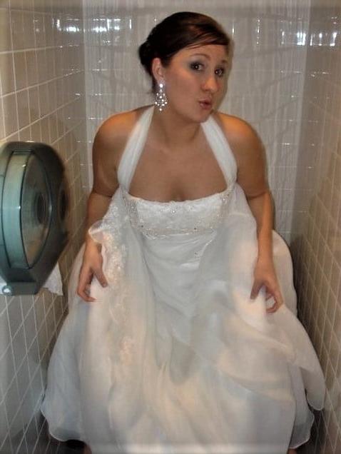 25P Brides, Prom Babes, and formal dressed babes peeing